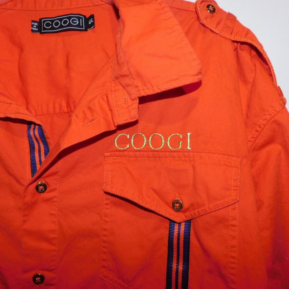 Coogi Button Down With Patches 4xl - image 5